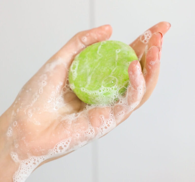 2er Set Festes Shampoo: 1 x Arganöl & Rose + 1 x Avocadoöl & Orange – Bild 4