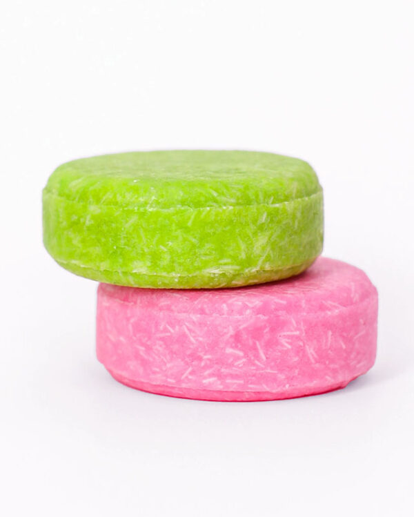 2er Set Festes Shampoo: 1 x Arganöl & Rose + 1 x Avocadoöl & Orange