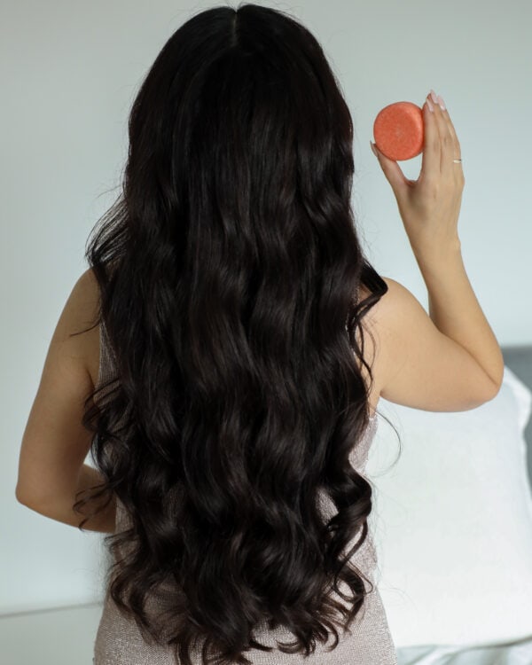 Set: Haarmaske + Festes Shampoo: Pflege & Glanz – Bild 4