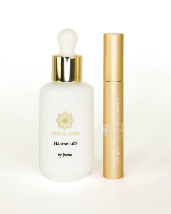 Set: Haarserum für Fülle und Wachstum (50ml), Wimpern- und Augenbrauenserum